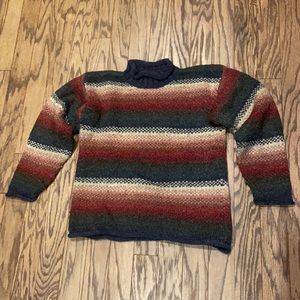 Knitted wool sweater
